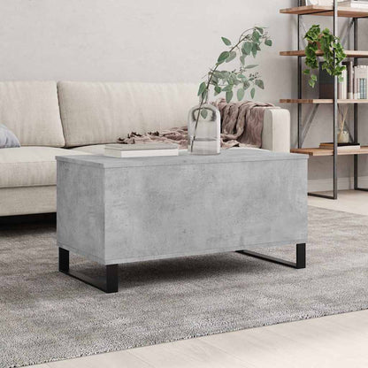 Tavolino Salotto Grigio Cemento 90x44,5x45 cm Legno Multistrato | homemem39
