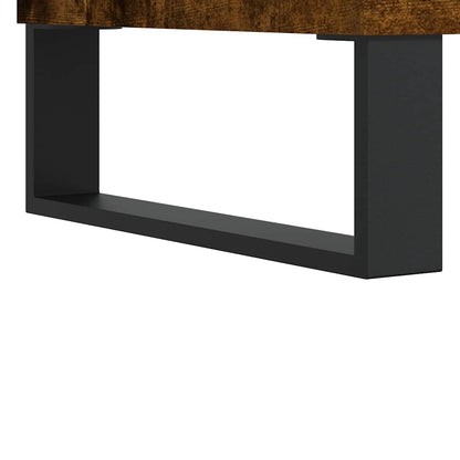 Tavolino da Salotto Rovere Fumo 90x44,5x45 cm Legno Multistrato | homemem39