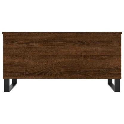 Tavolino Salotto Rovere Marrone 90x44,5x45 cm Legno Multistrato | homemem39