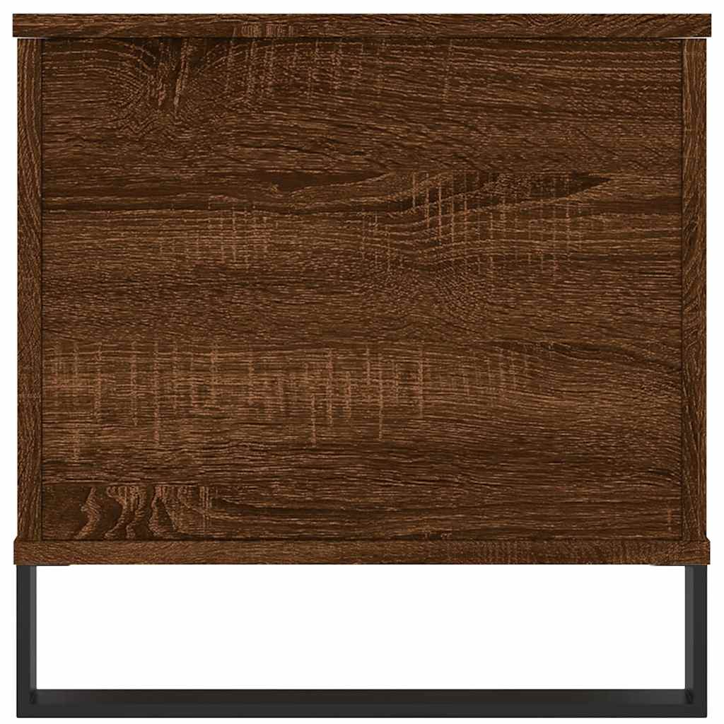 Tavolino Salotto Rovere Marrone 90x44,5x45 cm Legno Multistrato | homemem39