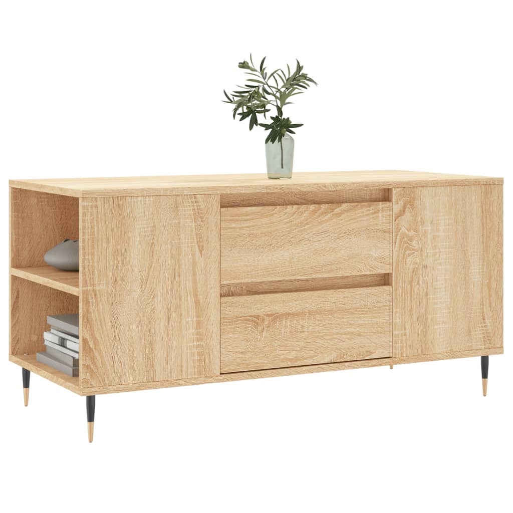 Tavolino Salotto Rovere Sonoma 102x44,5x50 cm Legno Multistrato | homemem39