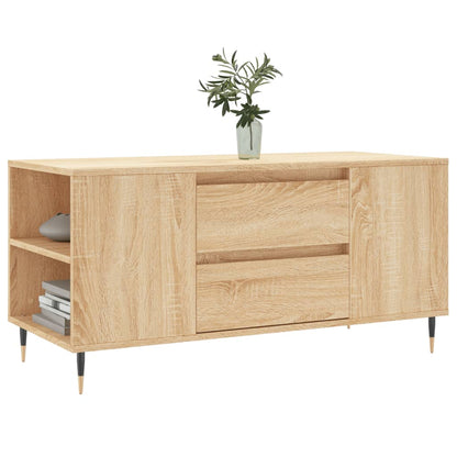 Tavolino Salotto Rovere Sonoma 102x44,5x50 cm Legno Multistrato | homemem39