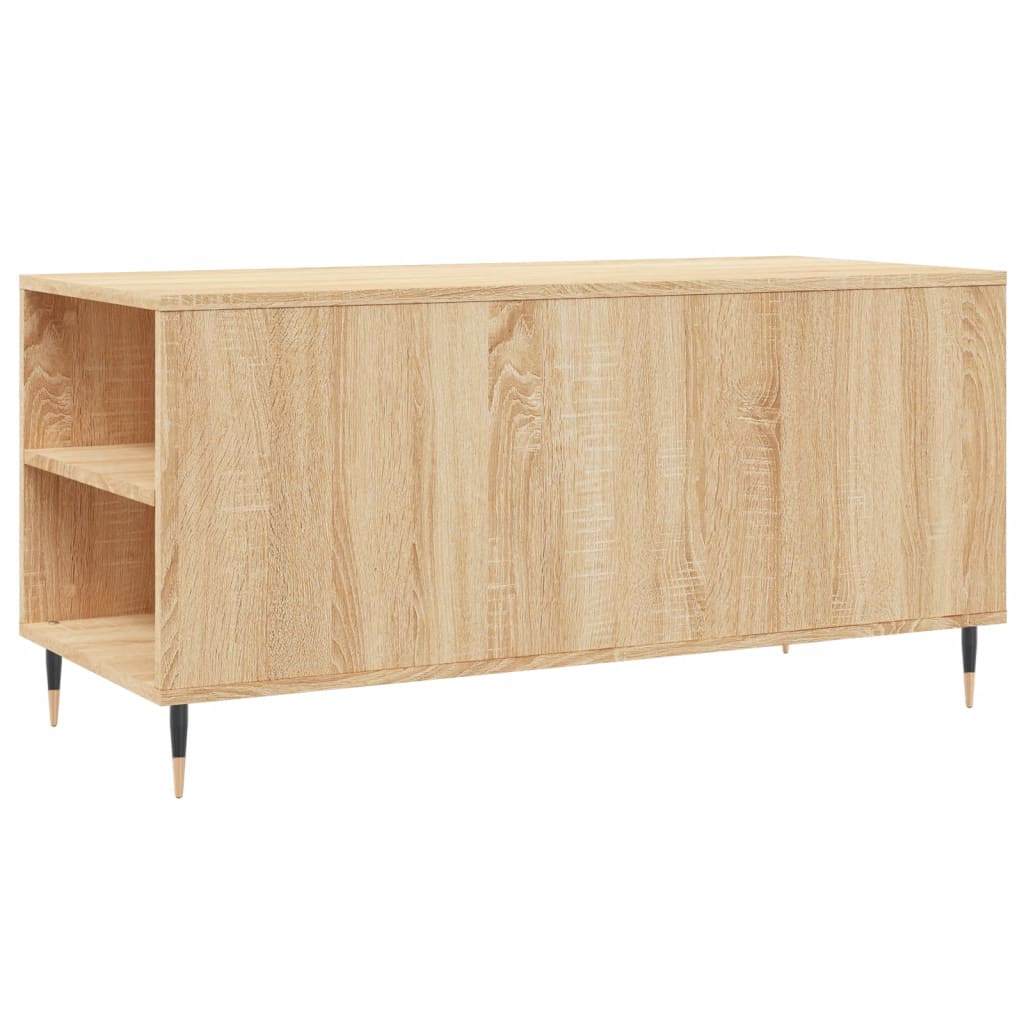 Tavolino Salotto Rovere Sonoma 102x44,5x50 cm Legno Multistrato | homemem39