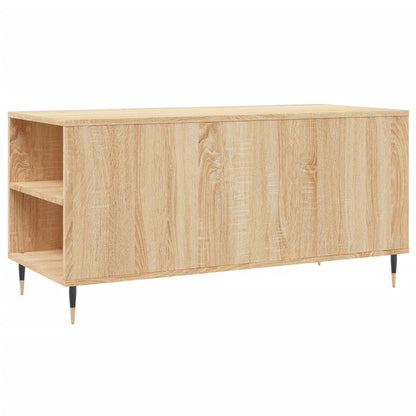 Tavolino Salotto Rovere Sonoma 102x44,5x50 cm Legno Multistrato