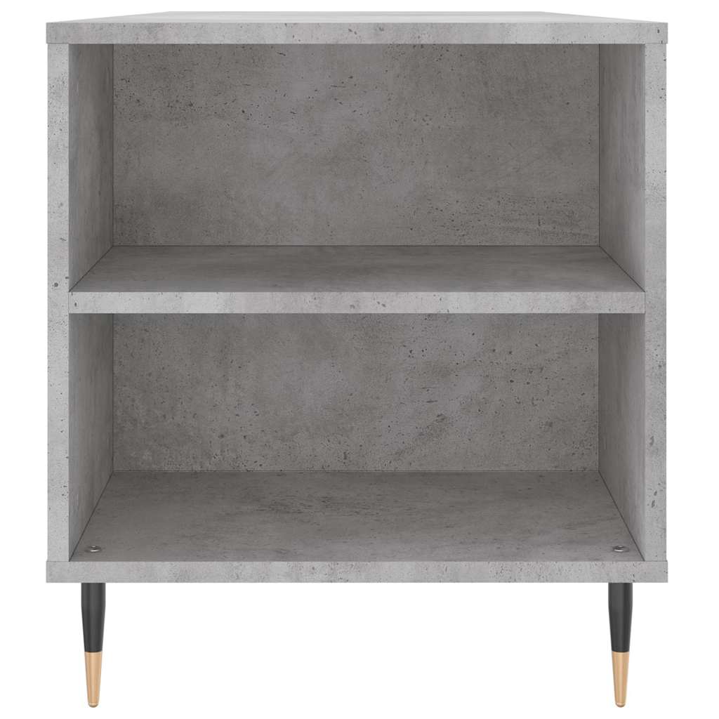 Tavolino Salotto Grigio Cemento 102x44,5x50cm Legno Multistrato | homemem39
