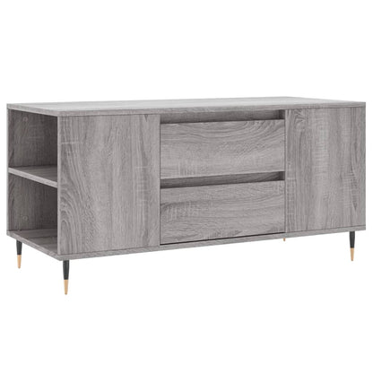 Tavolino Salotto Grigio Sonoma 102x44,5x50 cm Legno Multistrato | homemem39