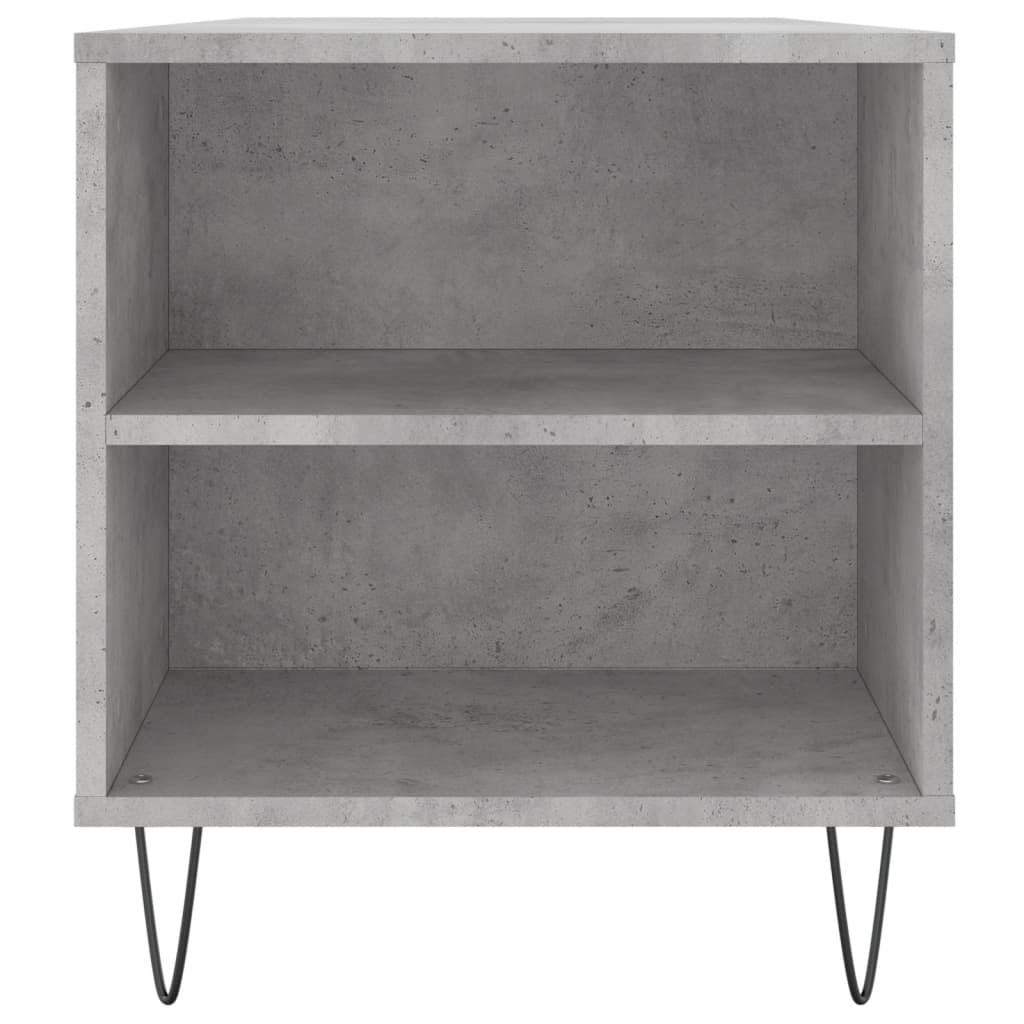 Tavolino Salotto Grigio Cemento 102x44,5x50cm Legno Multistrato | homemem39