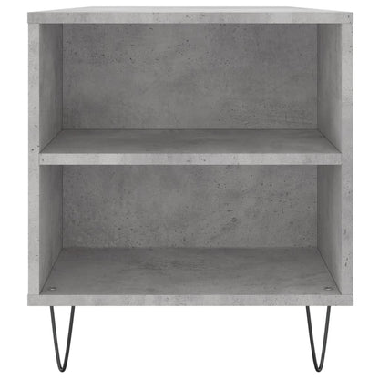 Tavolino Salotto Grigio Cemento 102x44,5x50cm Legno Multistrato | homemem39