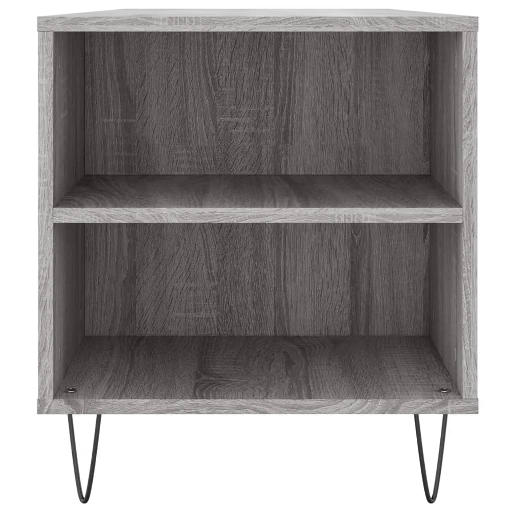 Tavolino Salotto Grigio Sonoma 102x44,5x50 cm Legno Multistrato | homemem39