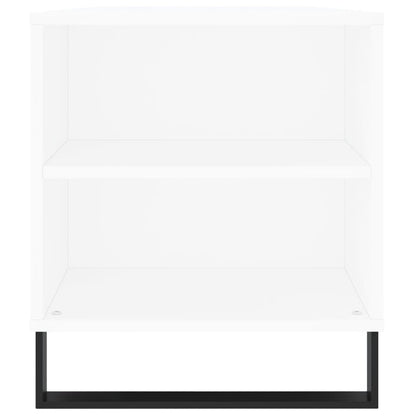 Tavolino da Salotto Bianco 102x44,5x50 cm in Legno Multistrato