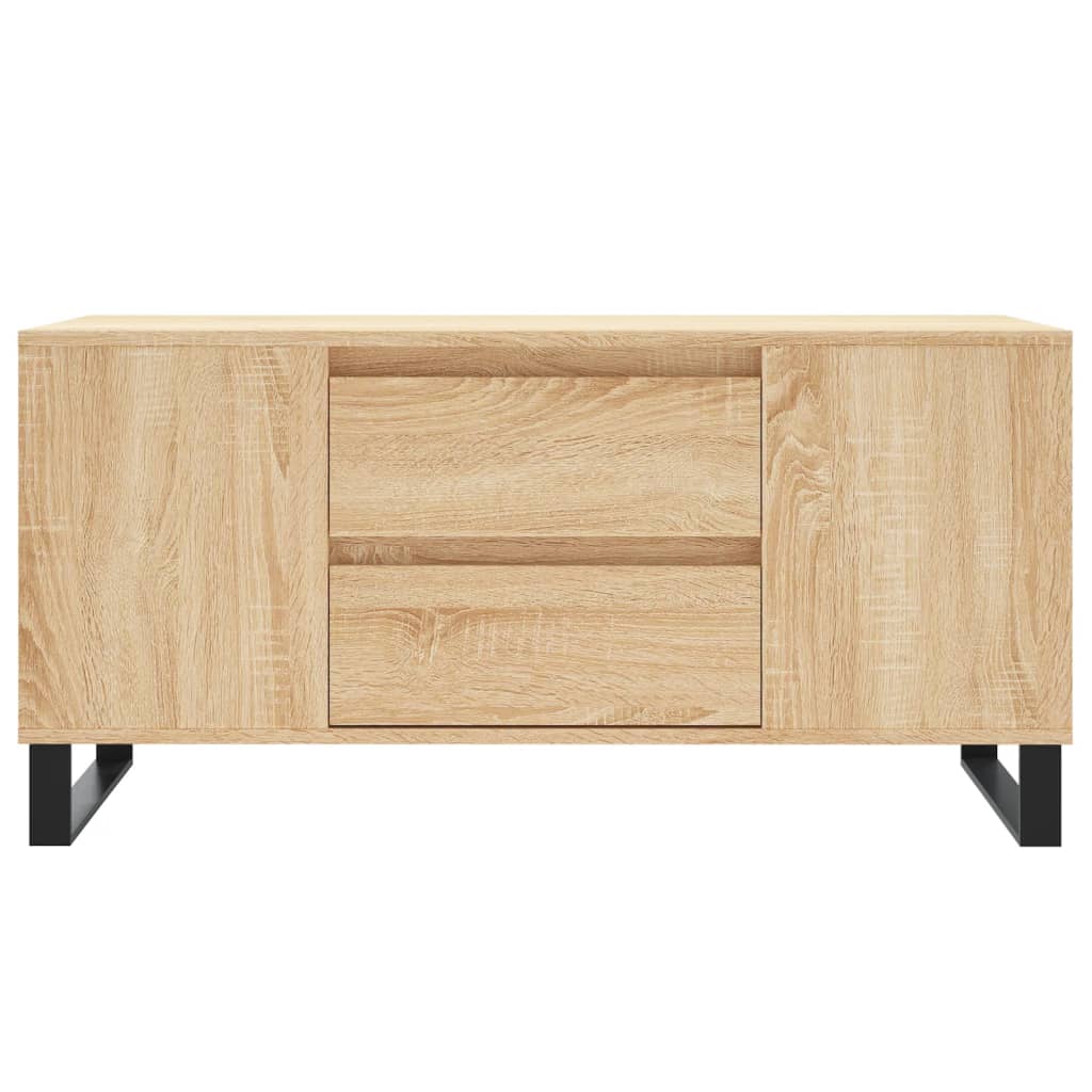 Tavolino Salotto Rovere Sonoma 102x44,5x50 cm Legno Multistrato | homemem39