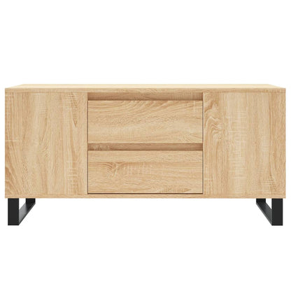 Tavolino Salotto Rovere Sonoma 102x44,5x50 cm Legno Multistrato