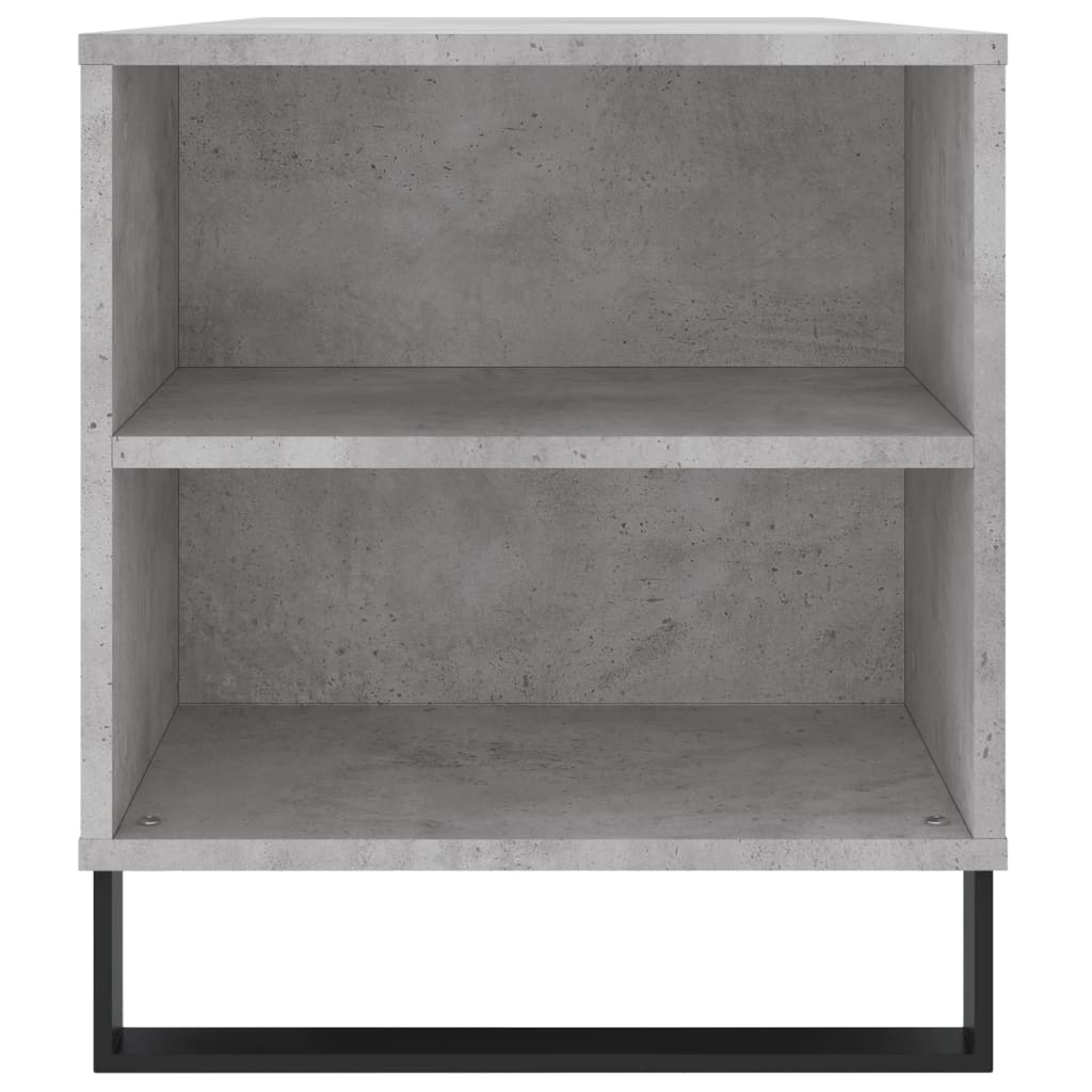 Tavolino Salotto Grigio Cemento 102x44,5x50cm Legno Multistrato | homemem39