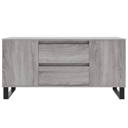 Tavolino Salotto Grigio Sonoma 102x44,5x50 cm Legno Multistrato | homemem39