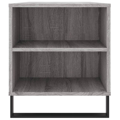 Tavolino Salotto Grigio Sonoma 102x44,5x50 cm Legno Multistrato