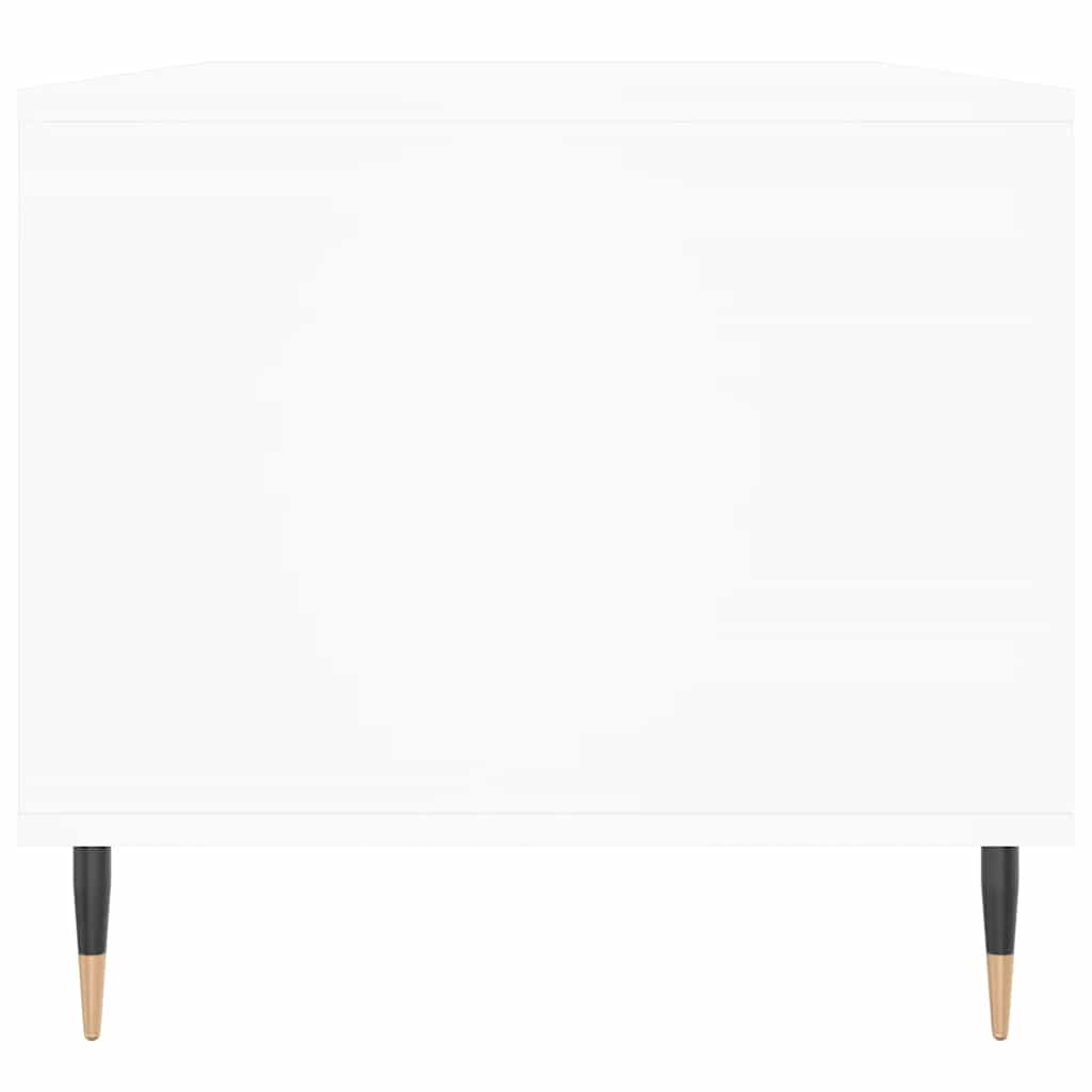 Tavolino da Salotto Bianco 90x49x45 cm in Legno Multistrato | homemem39