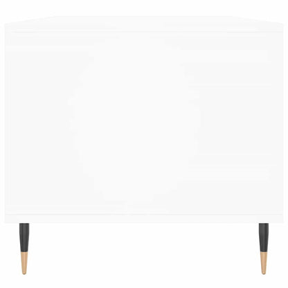Tavolino da Salotto Bianco 90x49x45 cm in Legno Multistrato | homemem39