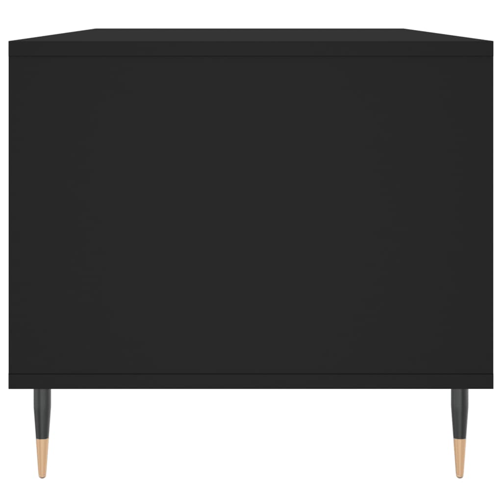 Tavolino da Salotto Nero 90x49x45 cm in Legno Multistrato | homemem39