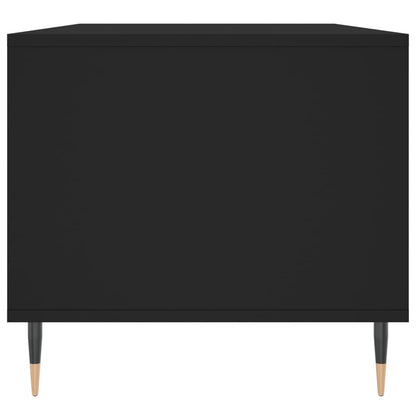 Tavolino da Salotto Nero 90x49x45 cm in Legno Multistrato | homemem39