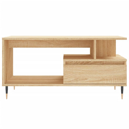 Tavolino da Salotto Rovere Sonoma 90x49x45 cm Legno Multistrato | homemem39