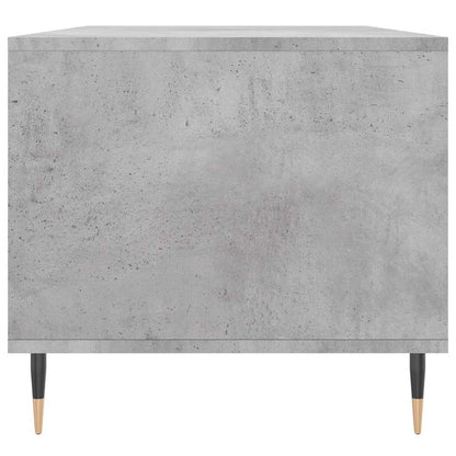 Tavolino Salotto Grigio Cemento 90x49x45 cm Legno Multistrato | homemem39