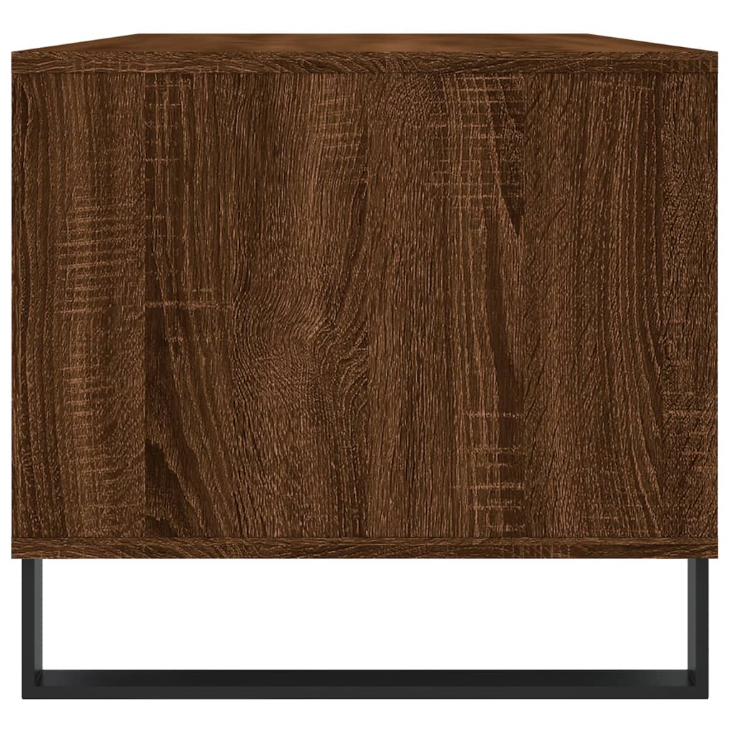 Tavolino Salotto Rovere Marrone 90x49x45 cm Legno Multistrato | homemem39