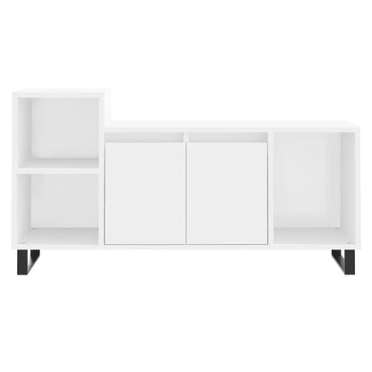 Mobile Porta TV Bianco 100x35x55 cm in Legno Multistrato - homemem39