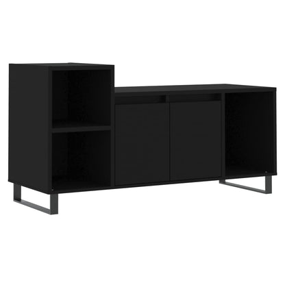 Mobile Porta TV Nero 100x35x55 cm in Legno Multistrato - homemem39