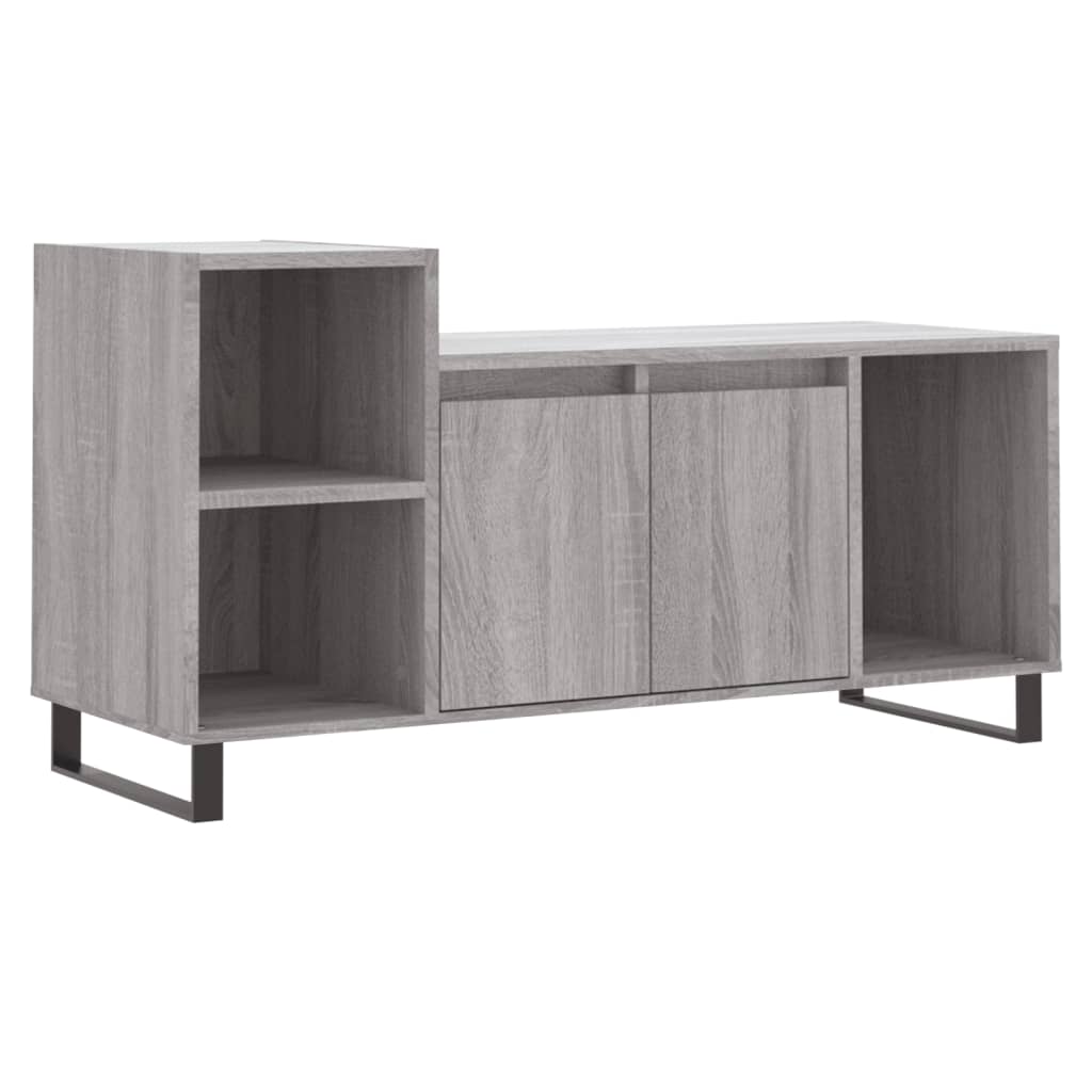 Mobile TV Grigio Sonoma 100x35x55 cm in Legno Multistrato - homemem39