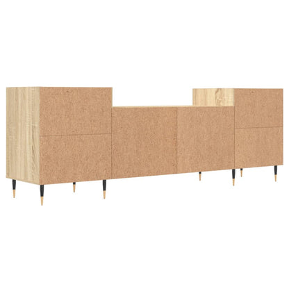 Mobile Porta TV Rovere Sonoma 160x35x55 cm Legno Multistrato