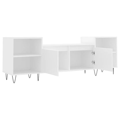 Mobile Porta TV Bianco 160x35x55 cm in Legno Multistrato - homemem39