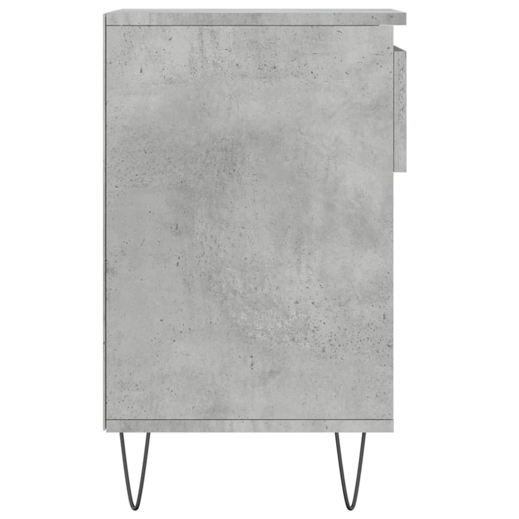 Scarpiera Grigio Cemento 102x36x60 cm in Legno Multistrato - homemem39