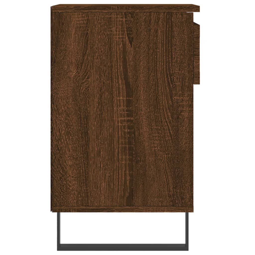 Scarpiera Rovere Marrone 102x36x60 cm in Legno Multistrato - homemem39