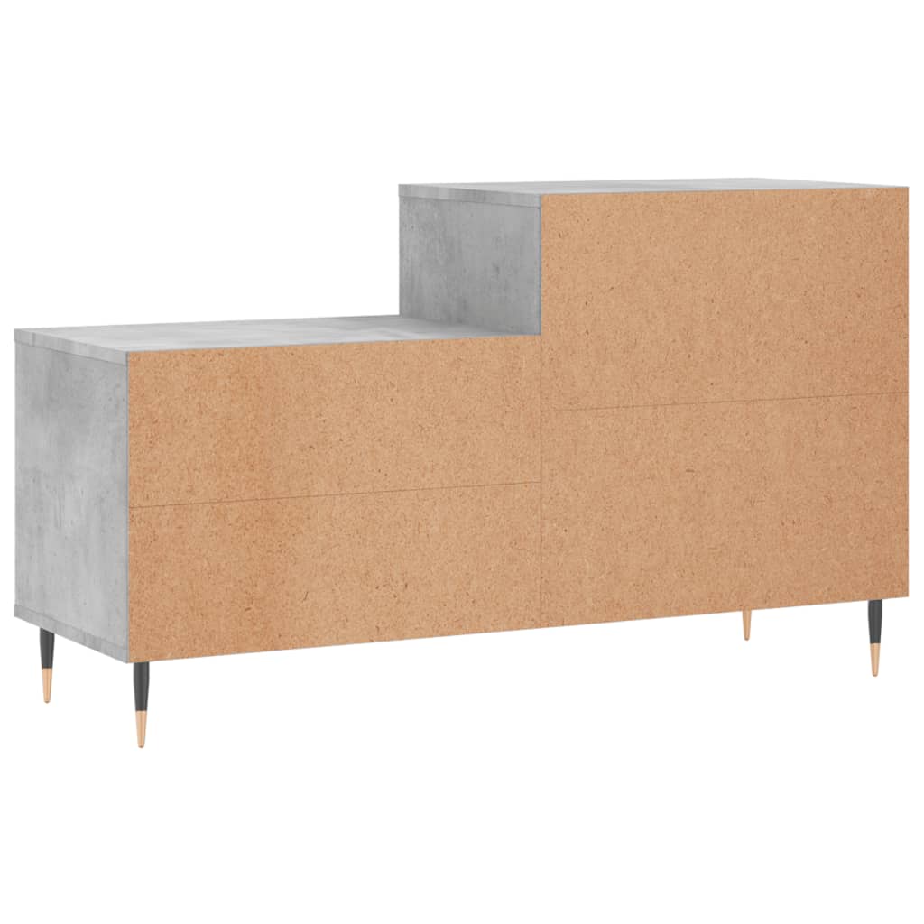Scarpiera Grigio Cemento 102x36x60 cm in Legno Multistrato - homemem39