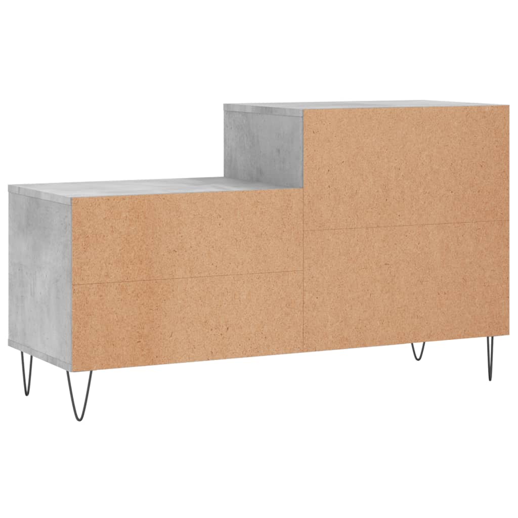 Scarpiera Grigio Cemento 102x36x60 cm in Legno Multistrato - homemem39