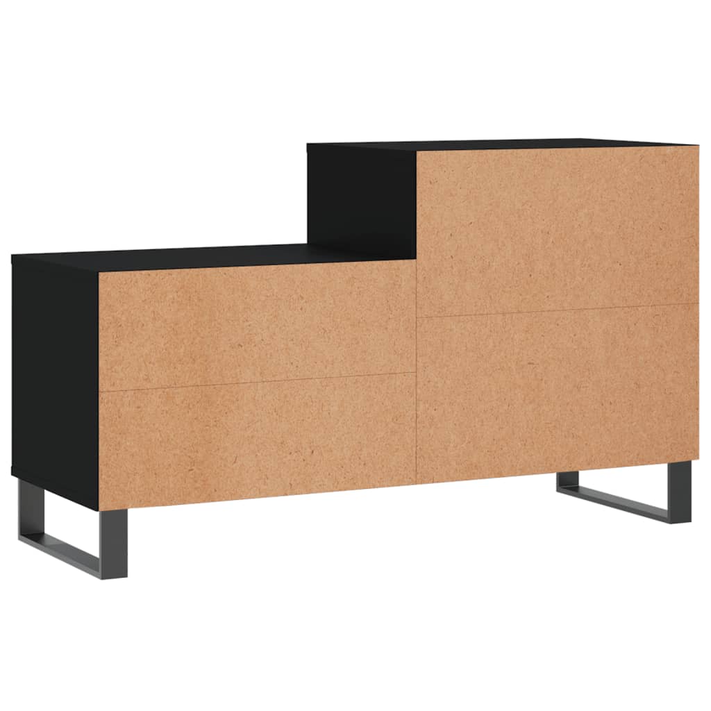 Scarpiera Nera 102x36x60 cm in Legno Multistrato - homemem39