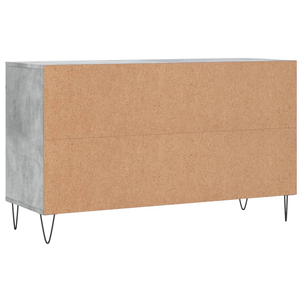Scarpiera Grigio Cemento 102x36x60 cm in Legno Multistrato - homemem39