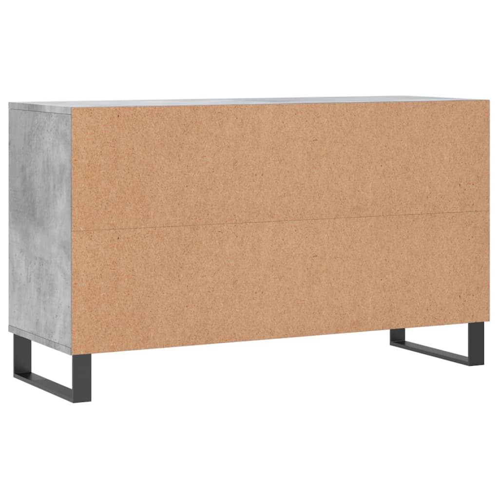 Scarpiera Grigio Cemento 102x36x60 cm in Legno Multistrato - homemem39