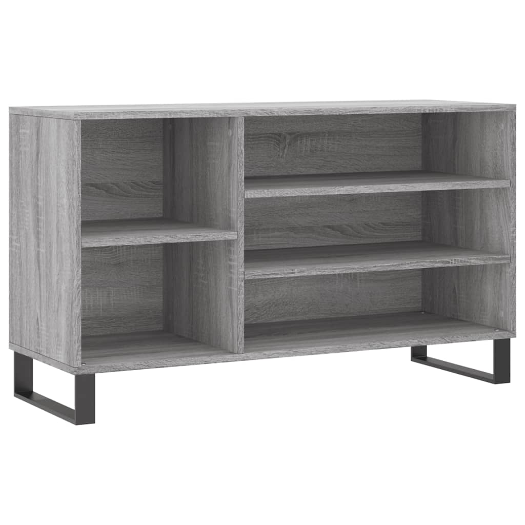 Scarpiera Grigio Sonoma 102x36x60 cm in Legno Multistrato - homemem39