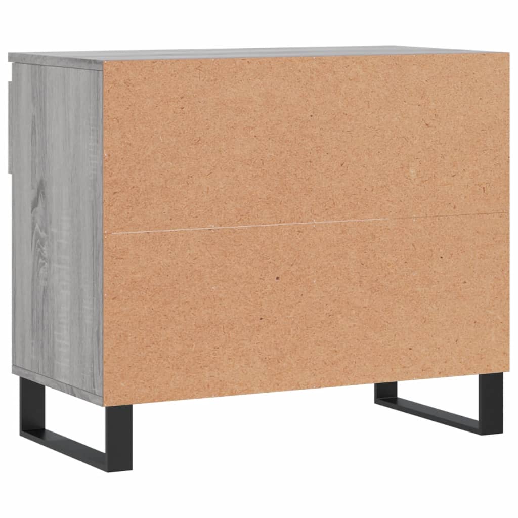 Scarpiera Grigio Sonoma 70x36x60 cm in Legno Multistrato