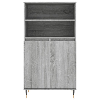 Credenza Grigio Sonoma 60x36x110 cm in Legno Multistrato - homemem39