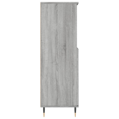 Credenza Grigio Sonoma 60x36x110 cm in Legno Multistrato - homemem39