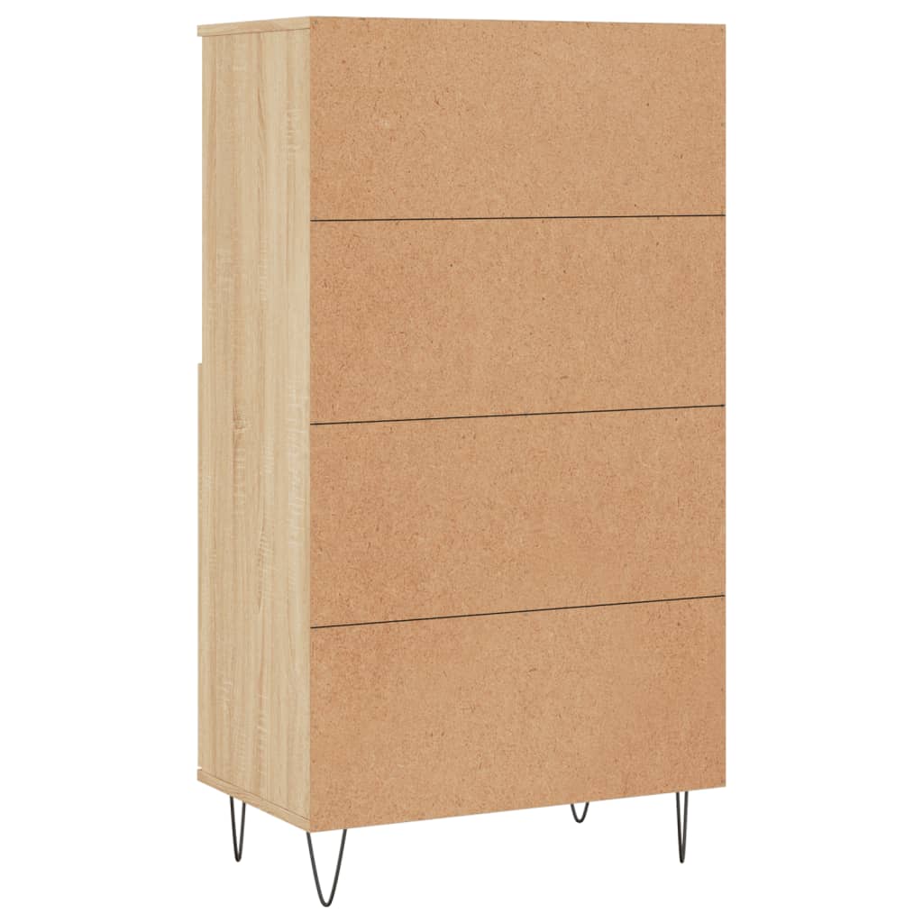 Credenza Rovere Sonoma 60x36x110 cm in Legno Multistrato - homemem39