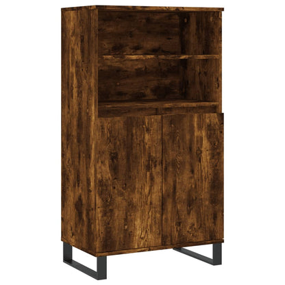 Credenza Rovere Fumo 60x36x110 cm in Legno Multistrato - homemem39