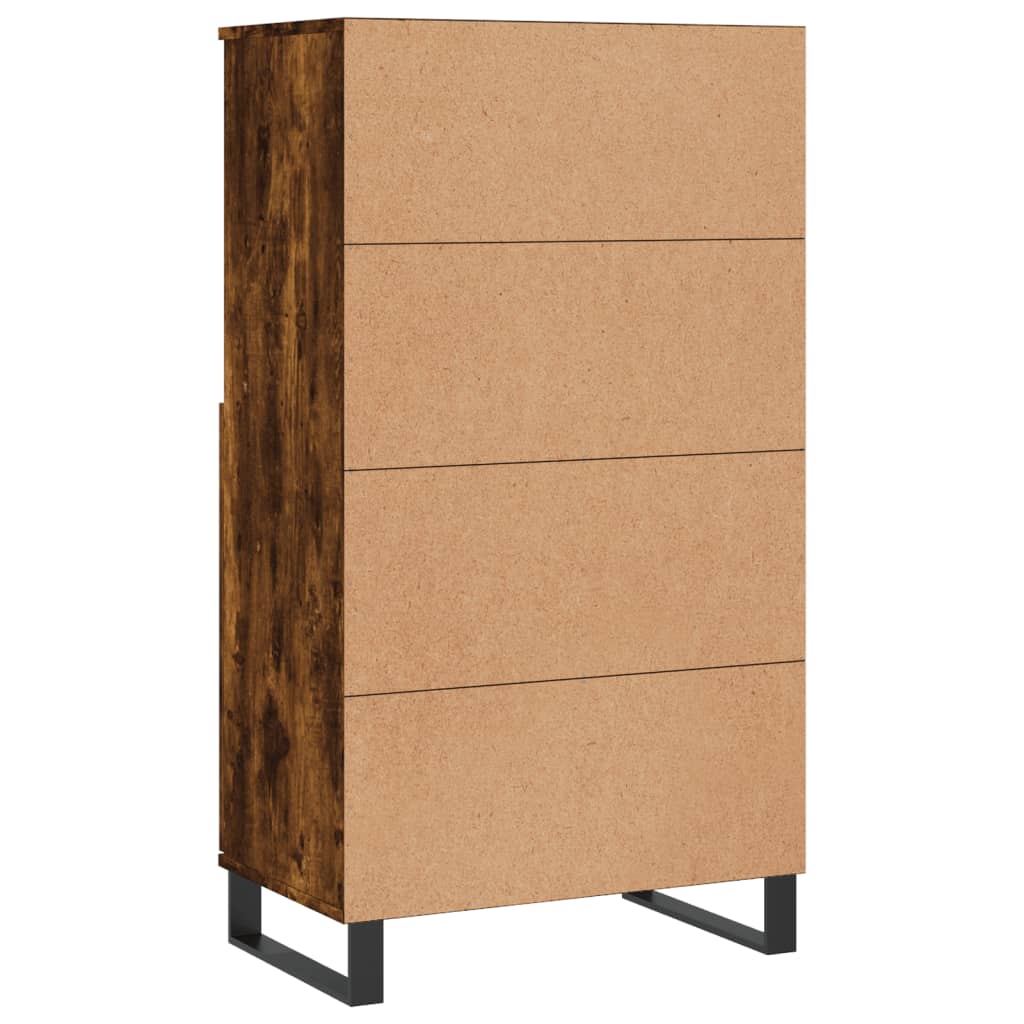 Credenza Rovere Fumo 60x36x110 cm in Legno Multistrato - homemem39