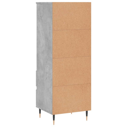 Credenza Grigio Cemento 40x36x110 cm in Legno Multistrato - homemem39