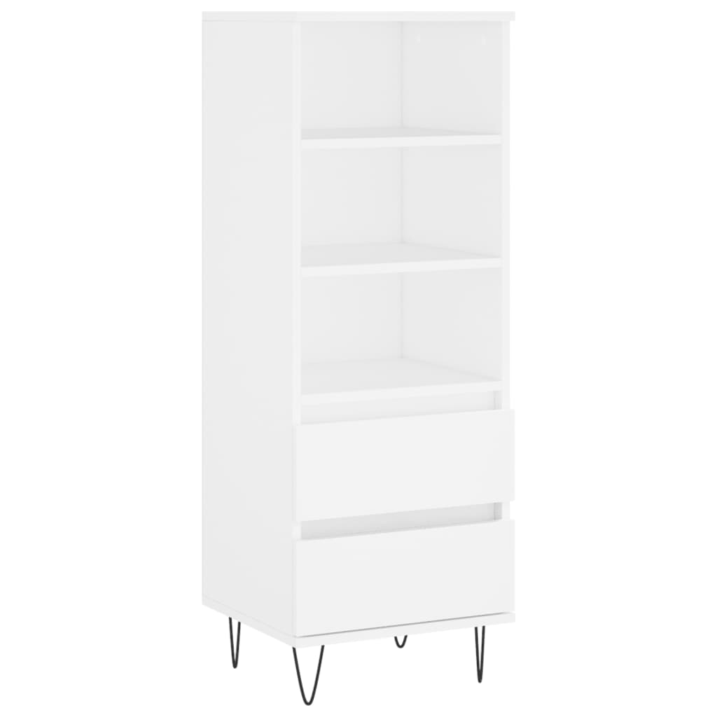 Credenza Bianco 40x36x110 cm in Legno Multistrato - homemem39