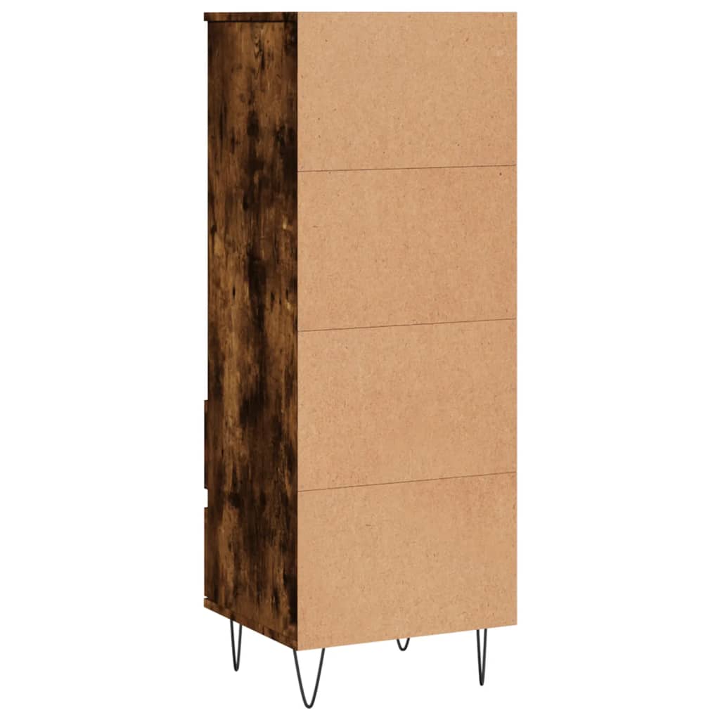 Credenza Rovere Fumo 40x36x110 cm in Legno Multistrato - homemem39