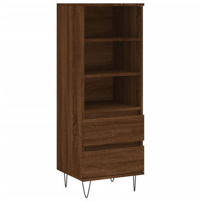 Credenza Rovere Marrone 40x36x110 cm in Legno Multistrato - homemem39