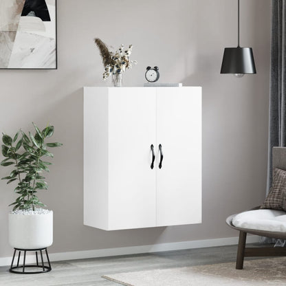 Mobile a Parete Bianco 69,5x34,90 cm in Legno Multistrato - homemem39